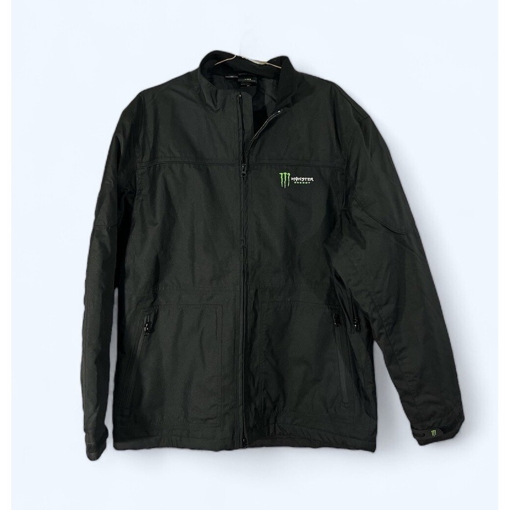 Monster Energy Thermolite Jacket Men's XXL BLACK GREEN READ